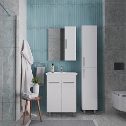 Grossman Шкаф пенал Нео 30 белый – фотография-3